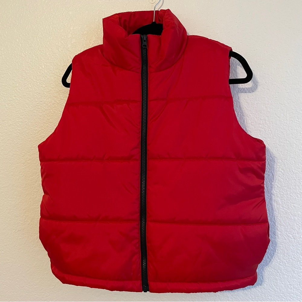 Abound Puffer Vest Red XS NWT